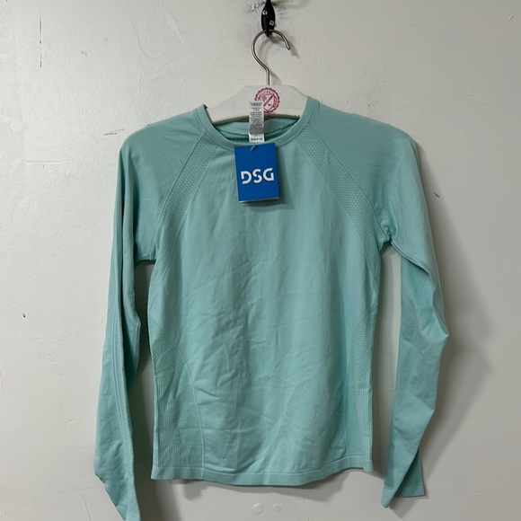 DSG Kids Long Sleeve Tee - Light Green - Picture 1 of 2